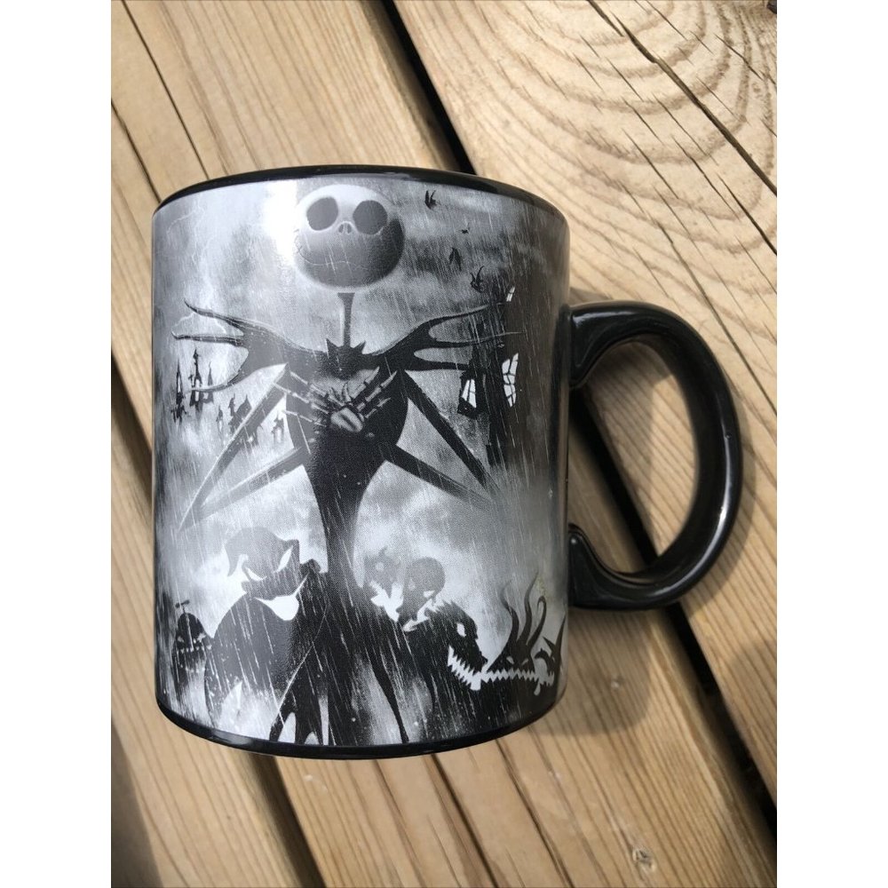 Disneys Nightmare Before Christmas Jack Stormy Scene Coffee Mug OFFICIAL
